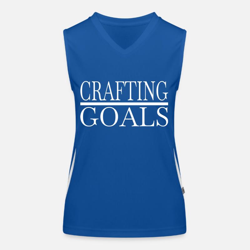 jokes fun creative thinking goal design artist Funktionelles Kontrast-Tank Top für Frauen