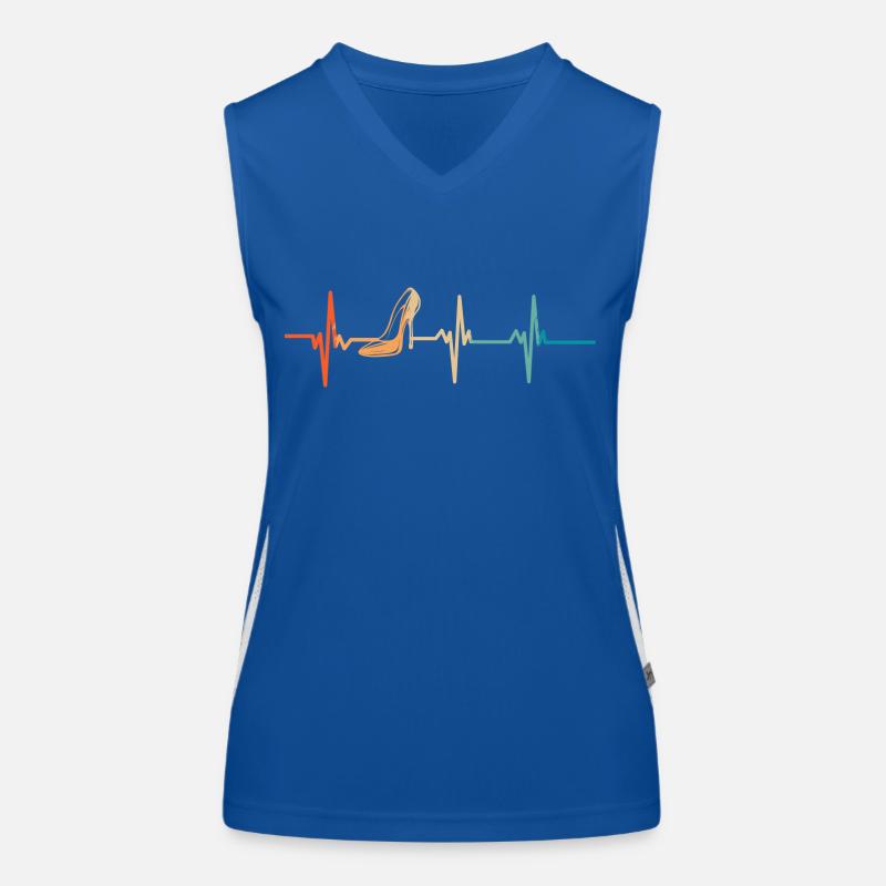 Heartbeat Heeled Shoe Women's Functional Contrast Tank Top