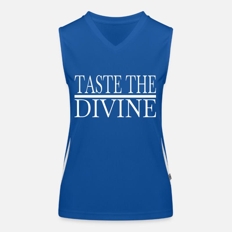 present idea humor culinary bliss quotes Funktionelles Kontrast-Tank Top für Frauen