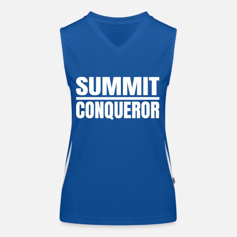 alpine climbing experiences Funktionelles Kontrast-Tank Top für Frauen