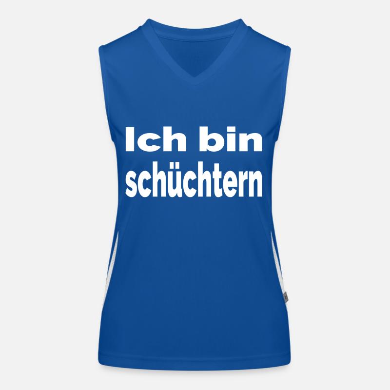 Schüchtern Funktionelles Kontrast-Tank Top für Frauen