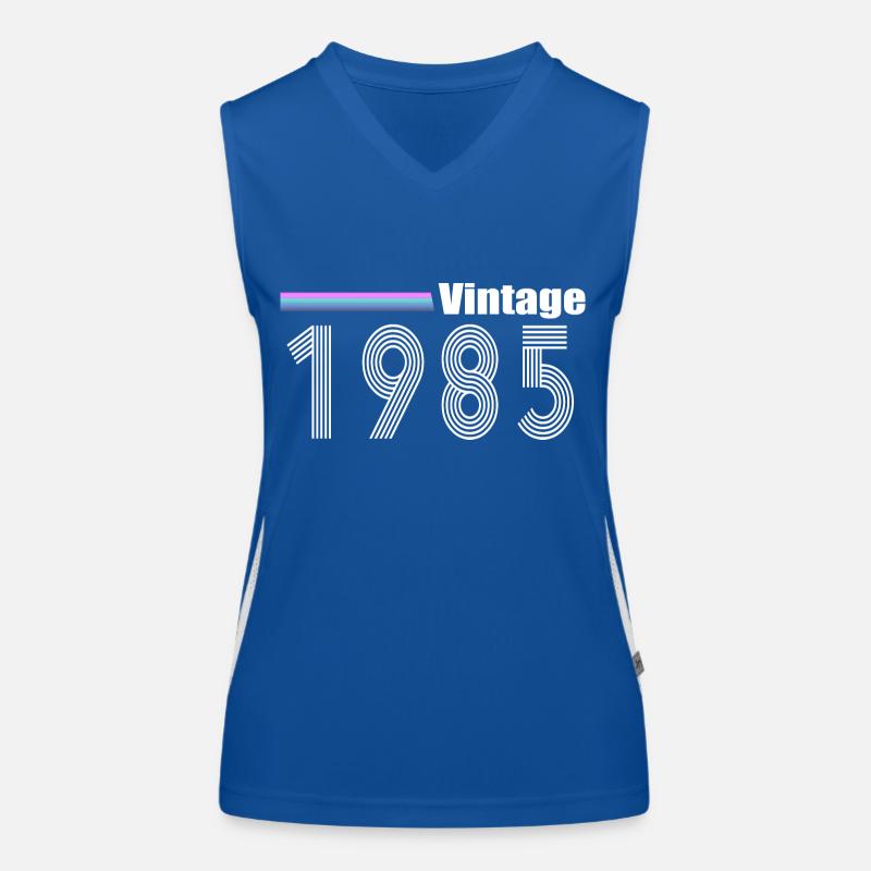 1985 Funktionelles Kontrast-Tank Top für Frauen