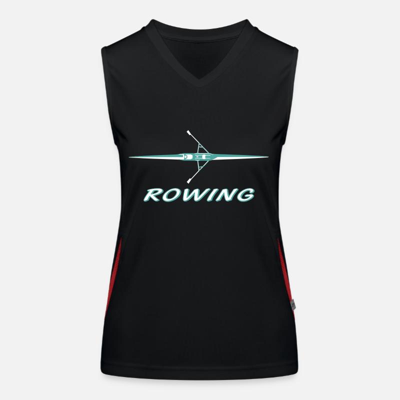 Aviron, bateau à rames, sculling Débardeur respirant contrasté Femme