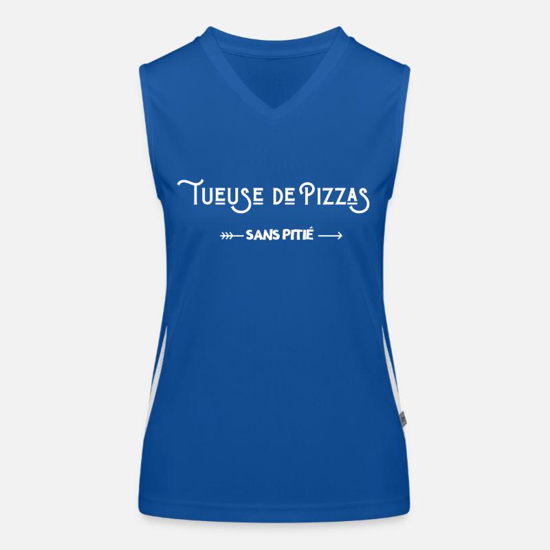 Tueuse de pizzas sans pitié Débardeur respirant contrasté Femme