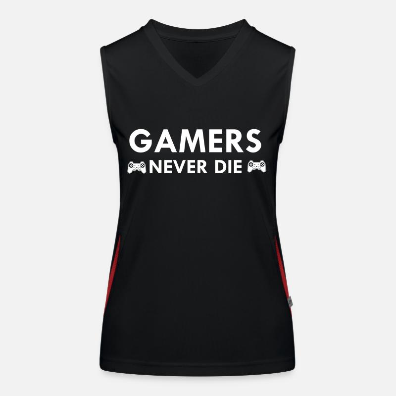 Jeu PC de jeu Débardeur respirant contrasté Femme