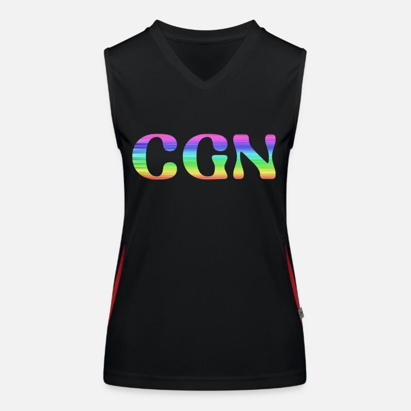 cgn, köln,gay pride,LBGT,regenbogen,LGBT Funktionelles Kontrast-Tank Top für Frauen