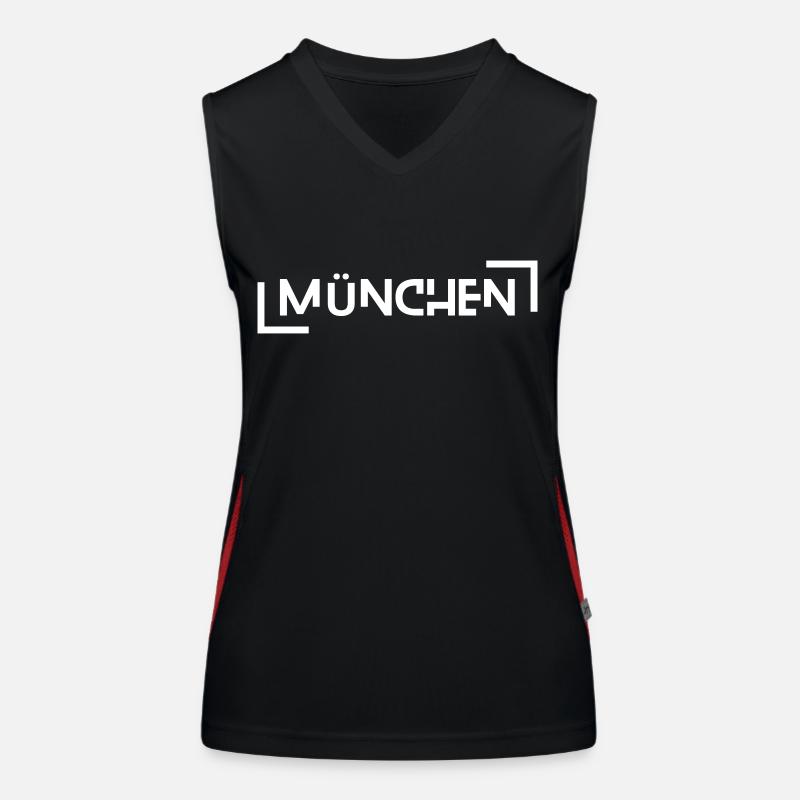 Munich Débardeur respirant contrasté Femme