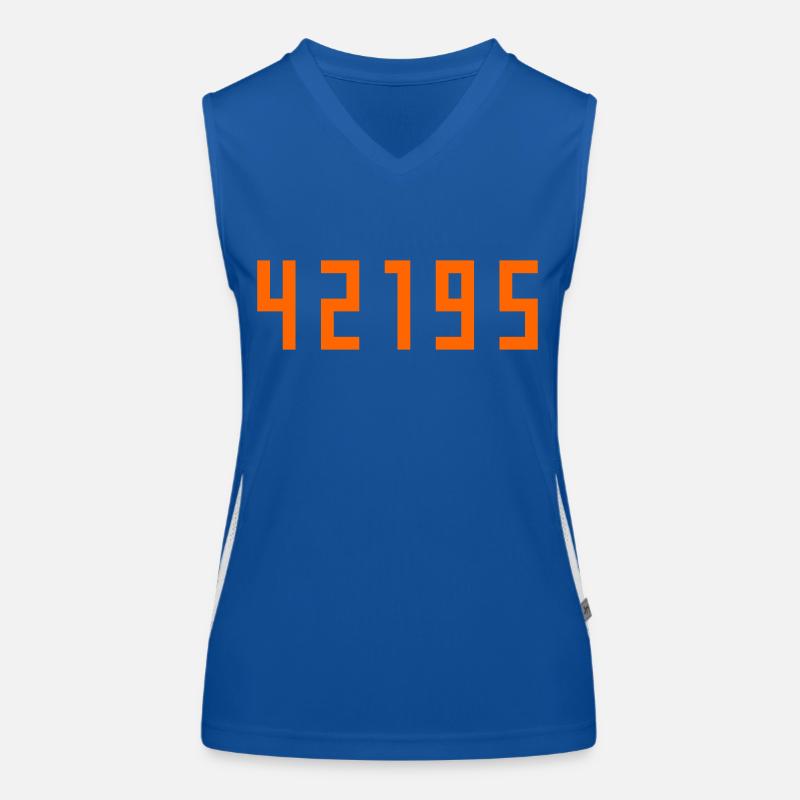 Marathon 42195 Meter Funktionelles Kontrast-Tank Top für Frauen