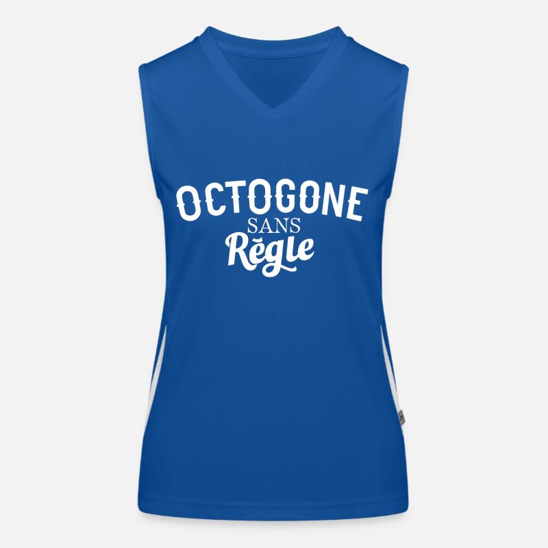 Octogone sans règle Débardeur respirant contrasté Femme