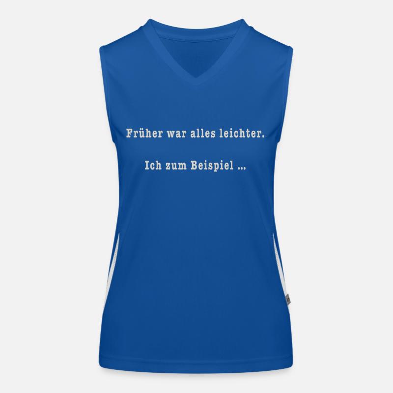 Plus tôt Débardeur respirant contrasté Femme