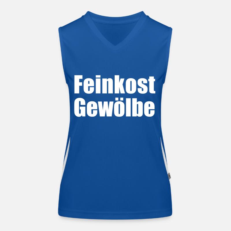 Feinkostgewölbe Funktionelles Kontrast-Tank Top für Frauen
