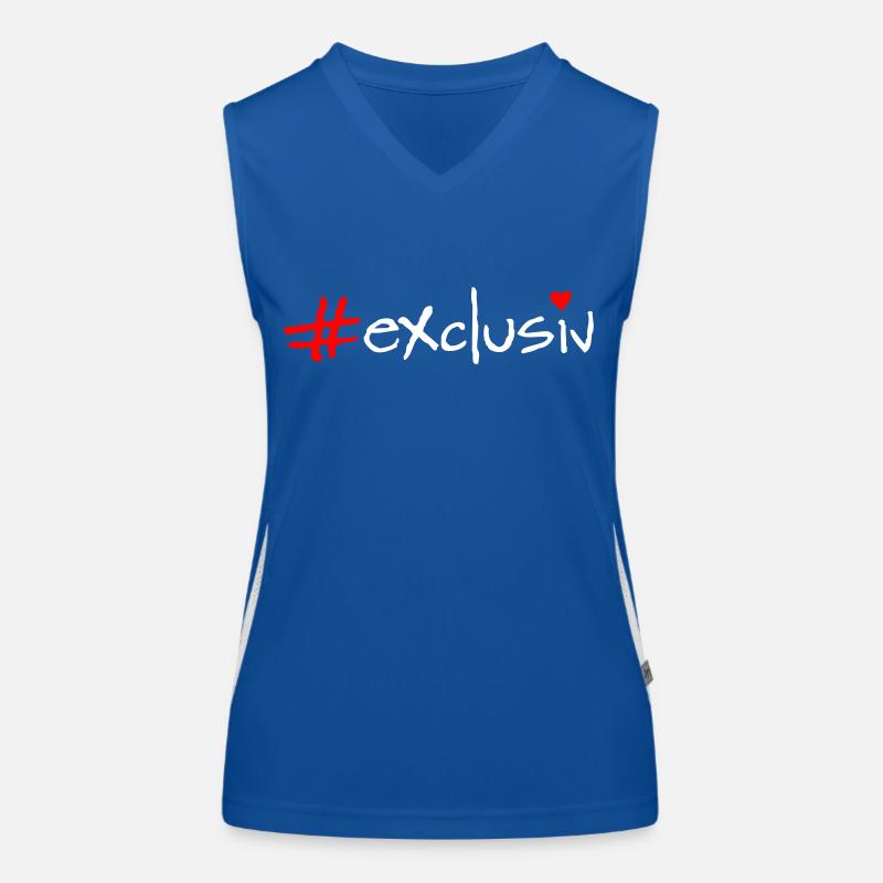 exclusivement Débardeur respirant contrasté Femme