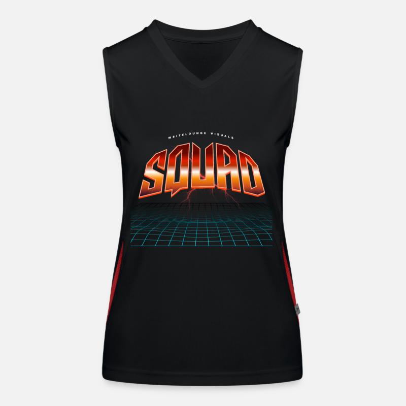 Squad Funktionelles Kontrast-Tank Top für Frauen