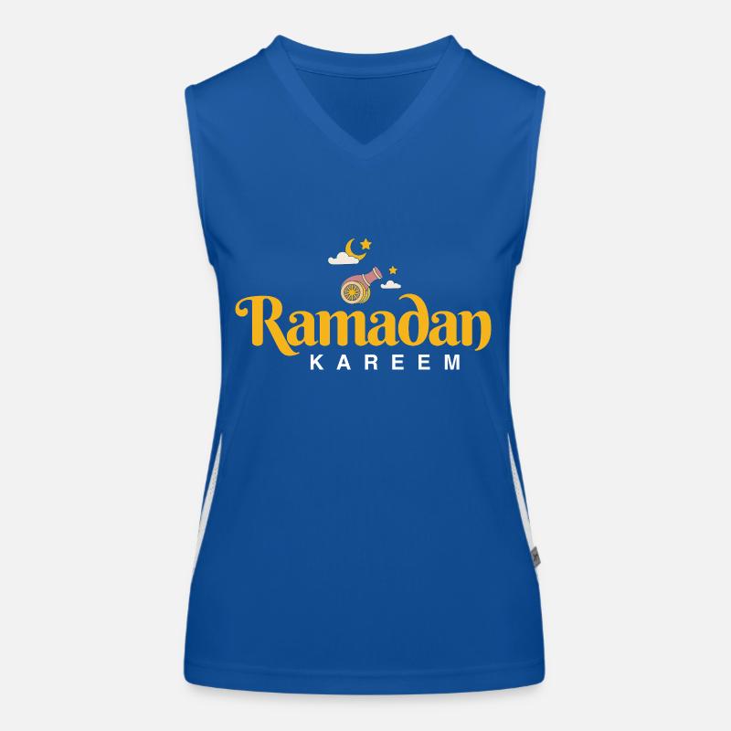 Ramadan Mubarak Funktionelles Kontrast-Tank Top für Frauen