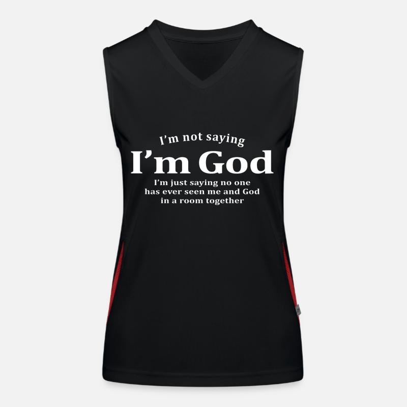 Funy Quotes Women's Functional Contrast Tank Top