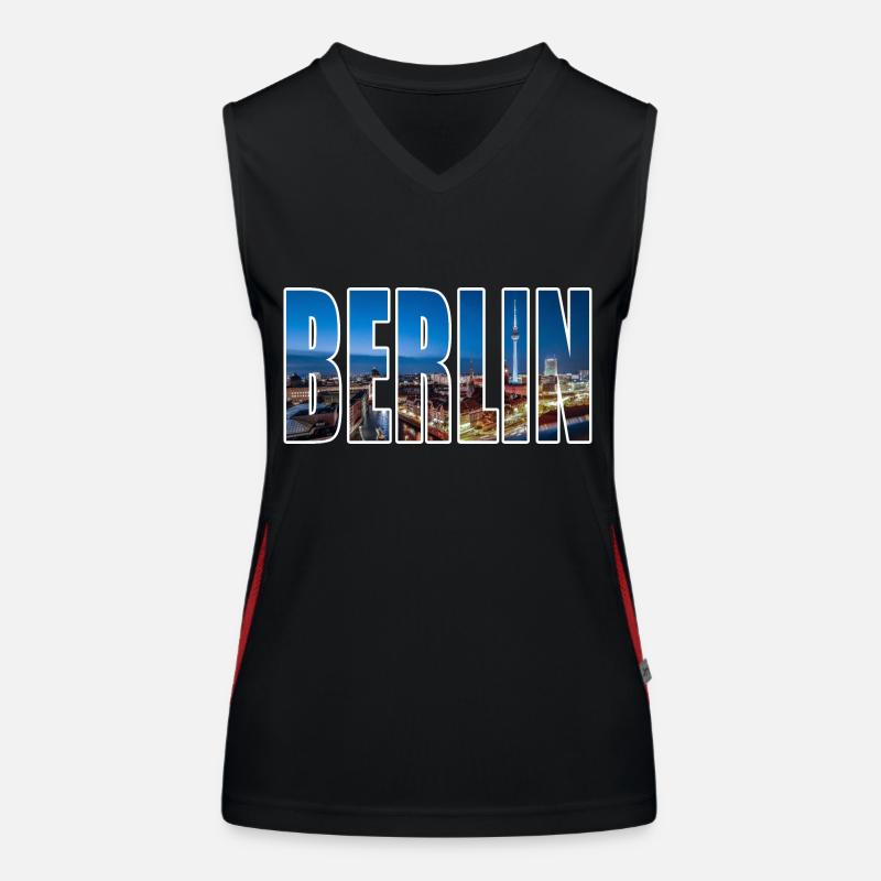 Berlin Débardeur respirant contrasté Femme