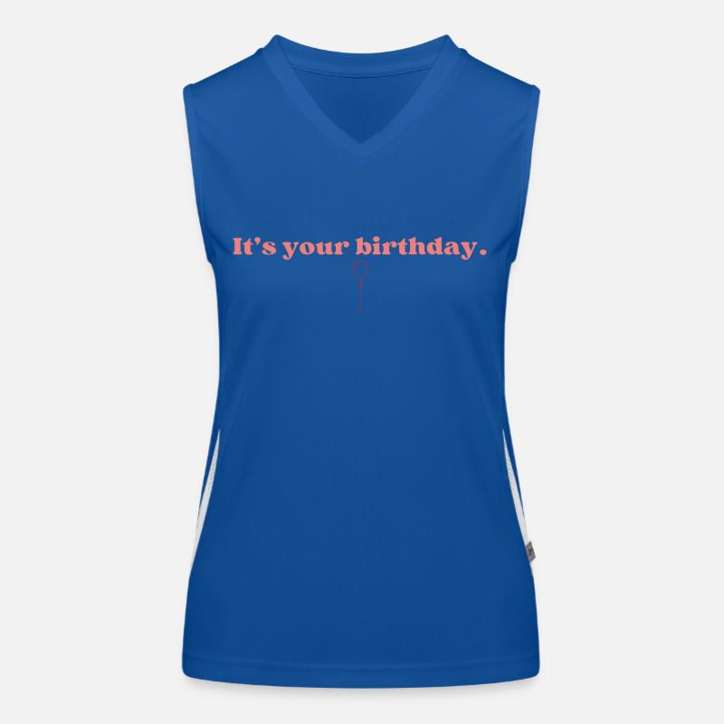 Minimalistisches Geburtstagsgeschenk Funktionelles Kontrast-Tank Top für Frauen