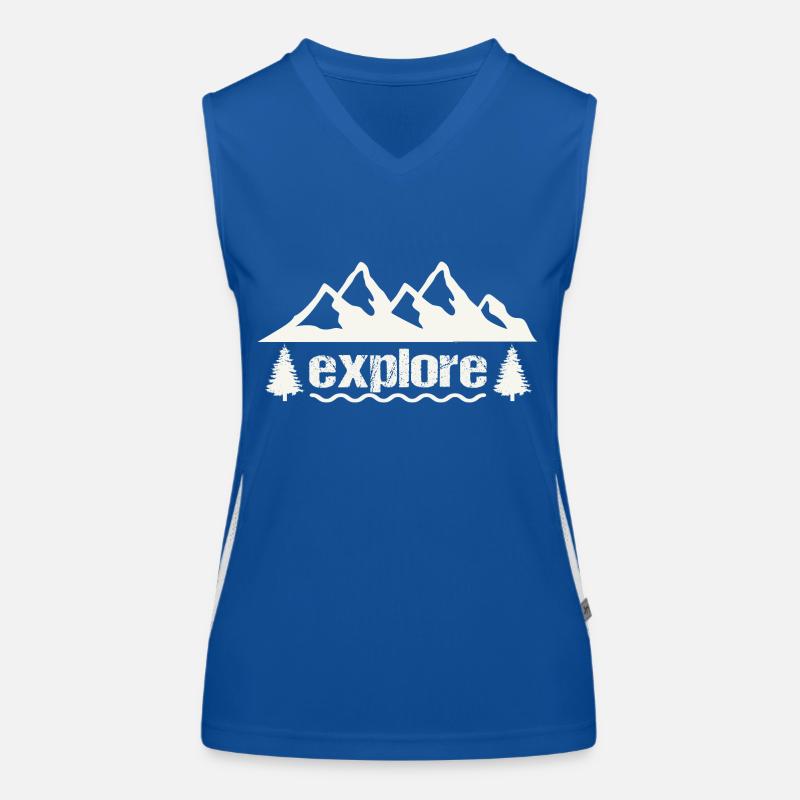 explore Women's Functional Contrast Tank Top