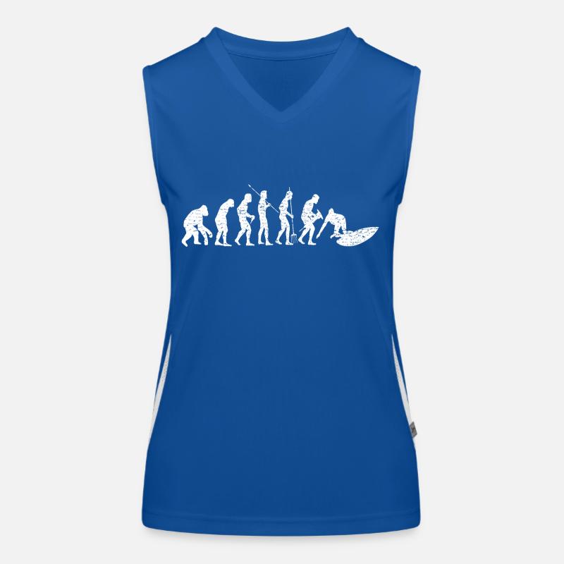 Surfer Surfing Surfboard Surf instructor Women's Functional Contrast Tank Top