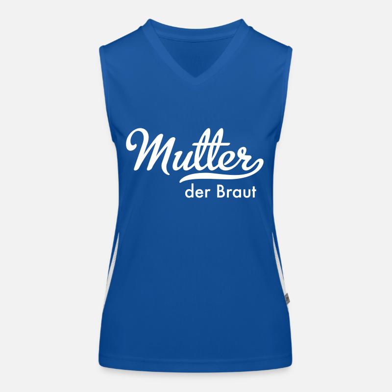 Mutter der Braut Funktionelles Kontrast-Tank Top für Frauen