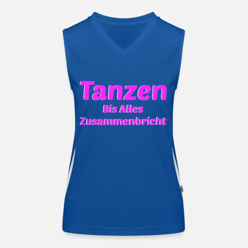 Tanzen Tanz Mädchen Hobby Funktionelles Kontrast-Tank Top für Frauen