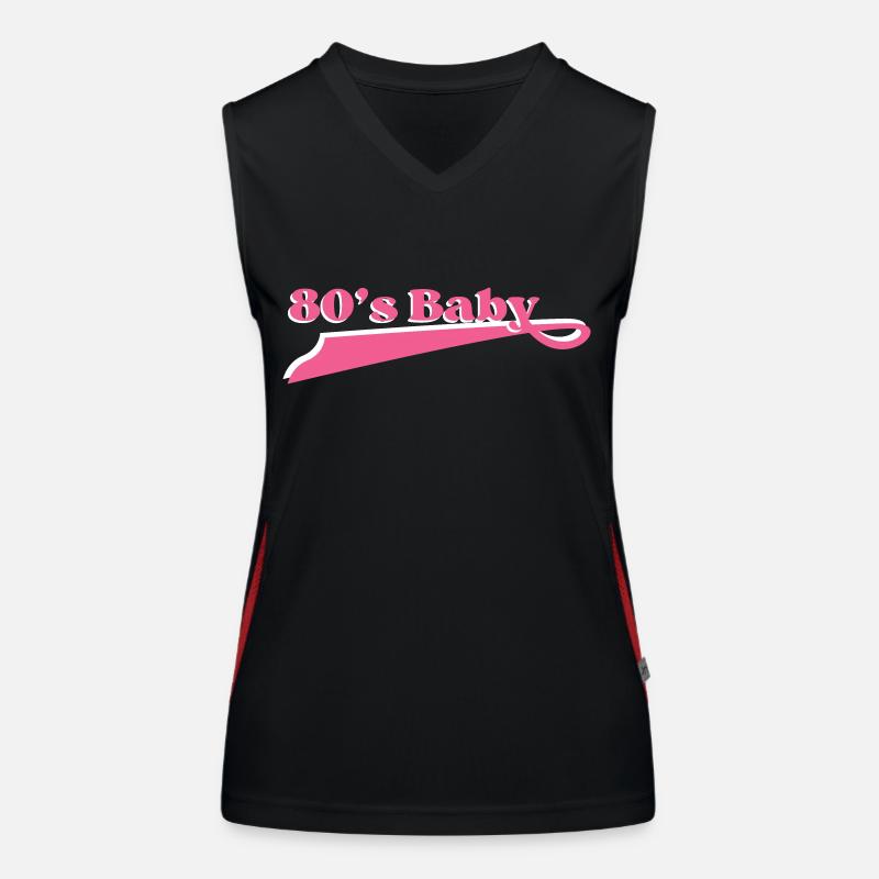 Year 80 baby Women's Functional Contrast Tank Top
