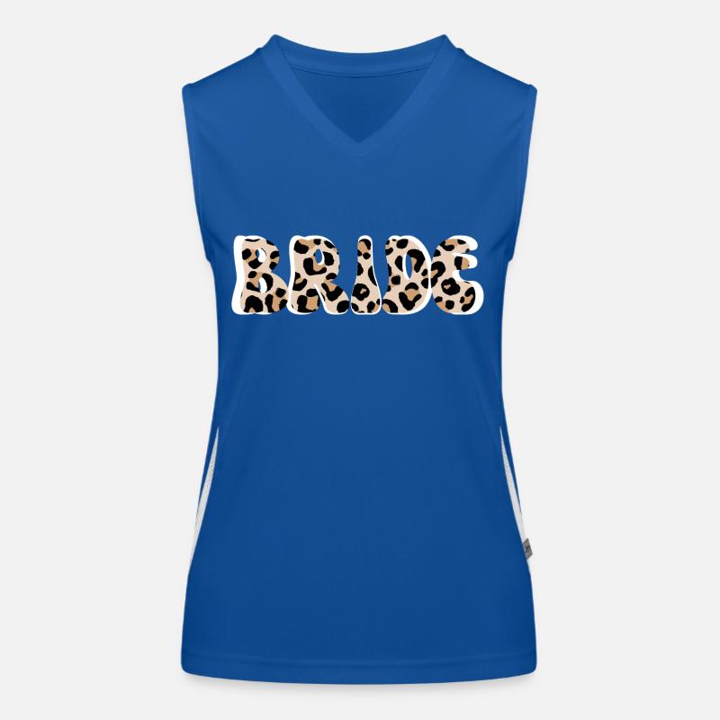 Bride léopard Débardeur respirant contrasté Femme