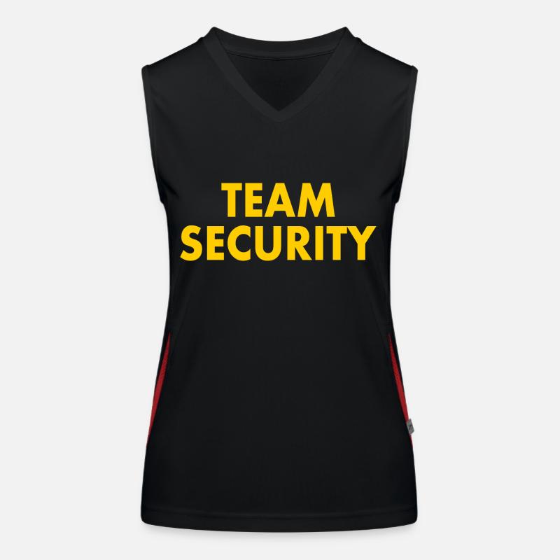 Team security Funktionelles Kontrast-Tank Top für Frauen