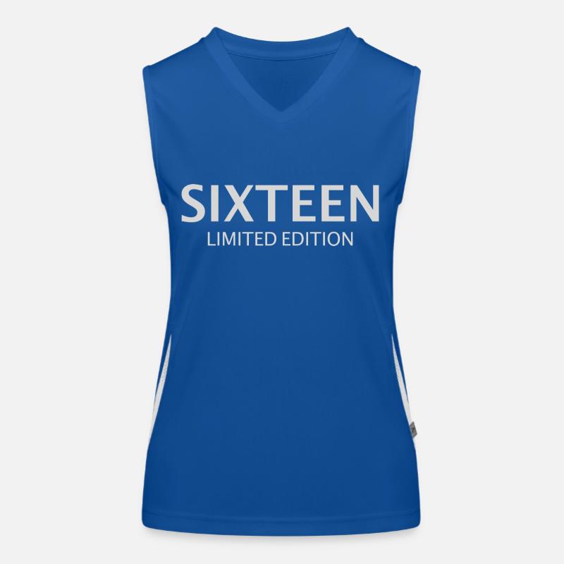 16e anniversaire seize cadeau Débardeur respirant contrasté Femme