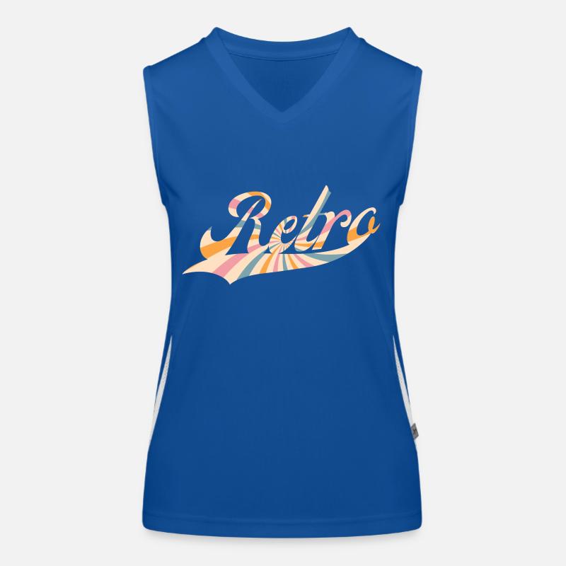Retro-Vintage-Geschenkidee Funktionelles Kontrast-Tank Top für Frauen