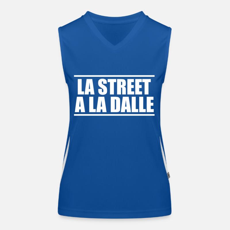 Die Straße hat die Platte Funktionelles Kontrast-Tank Top für Frauen