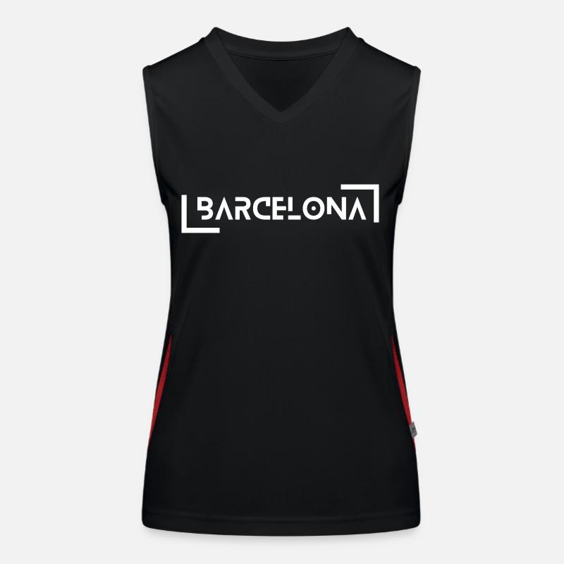Barcelone Débardeur respirant contrasté Femme