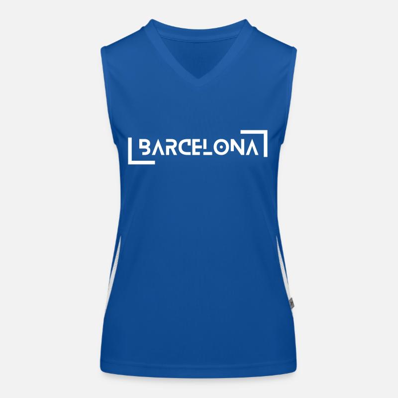Barcelona Funktionelles Kontrast-Tank Top für Frauen