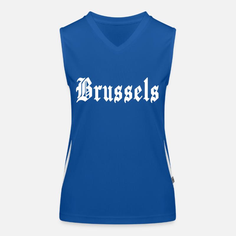 Brüssel Funktionelles Kontrast-Tank Top für Frauen