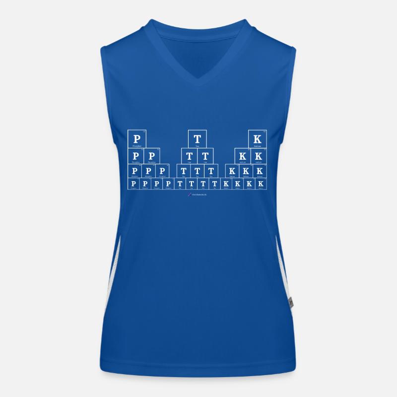 P T K (dark fabrics) Women's Functional Contrast Tank Top