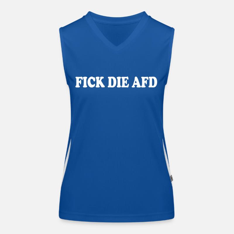 Fick die afd Funktionelles Kontrast-Tank Top für Frauen