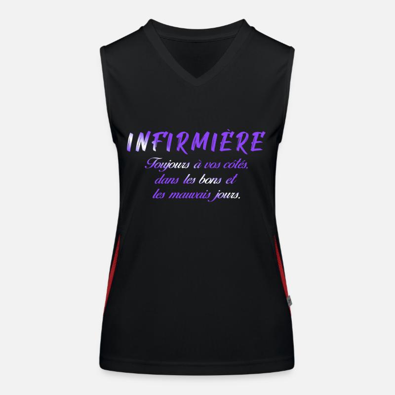 KRANKENSCHWESTER KRANKENSCHWESTER DOKTOR HUMOR DRÖLES 7 Funktionelles Kontrast-Tank Top für Frauen