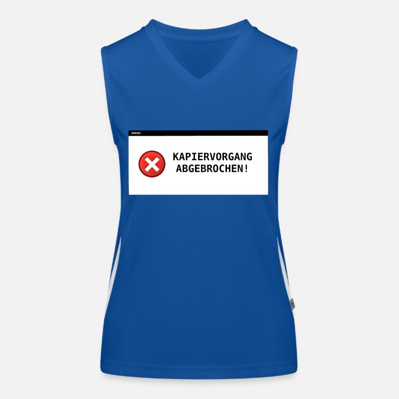 Copying process aborted Women's Functional Contrast Tank Top