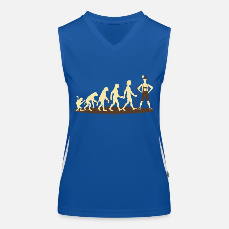 Evolution Bayer - RAHMENLOS Geschenk Funktionelles Kontrast-Tank Top für Frauen
