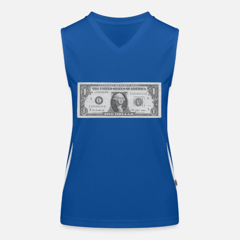 1 Dollar Funktionelles Kontrast-Tank Top für Frauen