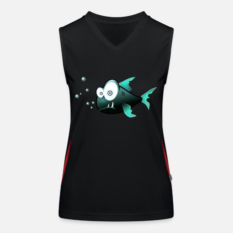 Fisch Débardeur respirant contrasté Femme