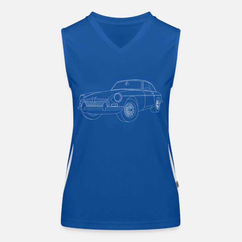 MGB BLANC Débardeur respirant contrasté Femme