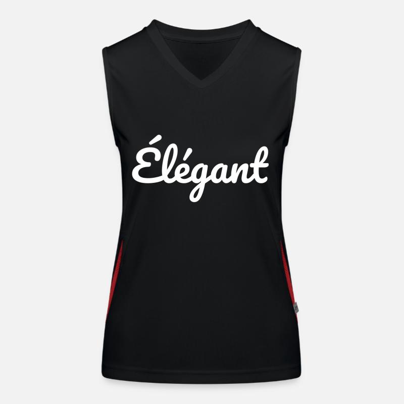 elegant Women's Functional Contrast Tank Top