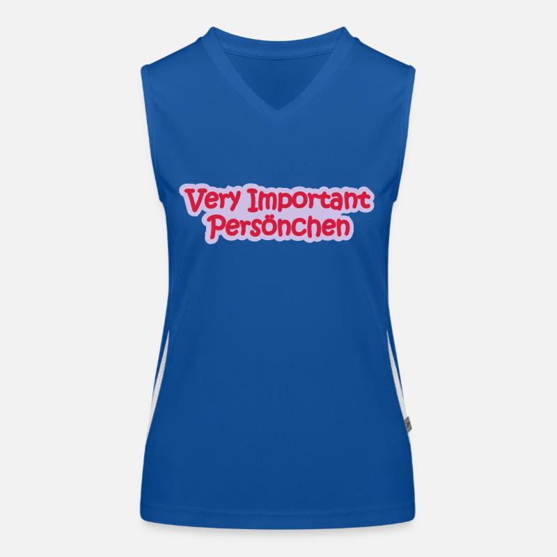 VIP Babysprüche Funktionelles Kontrast-Tank Top für Frauen