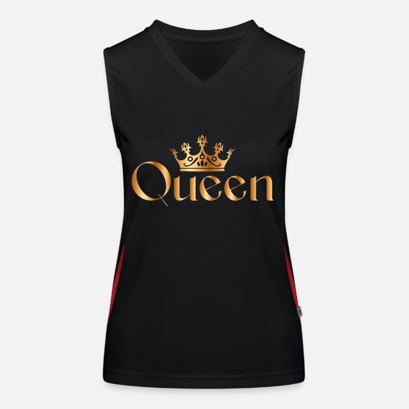 Queen Funktionelles Kontrast-Tank Top für Frauen
