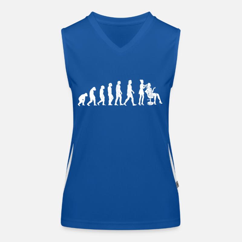 Coiffeur Ciseaux Peigne Ciseaux Coiffeur Débardeur respirant contrasté Femme