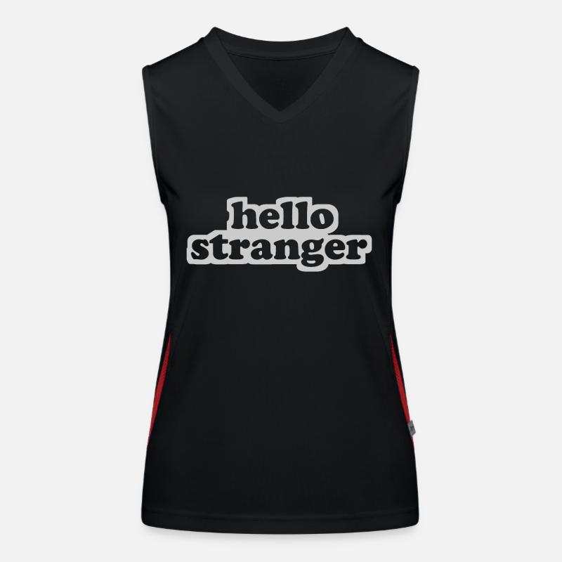 hello stranger - hello stranger - welcome Women's Functional Contrast Tank Top