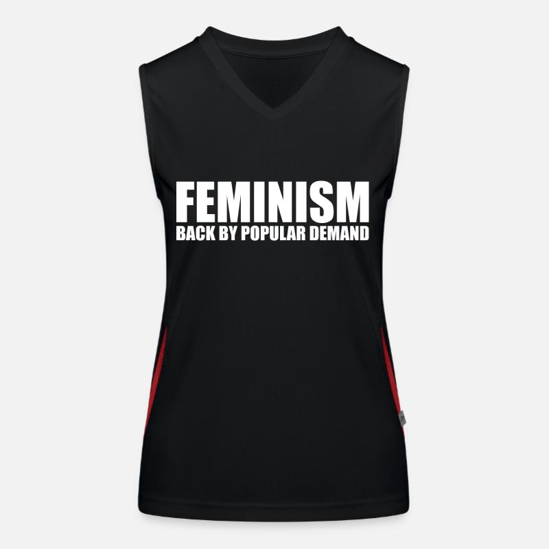 Citation sur le féminisme Débardeur respirant contrasté Femme