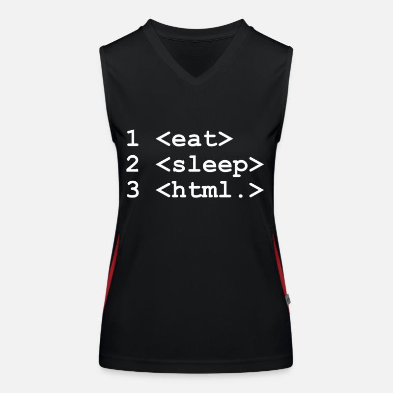 Manger du sommeil HTML Débardeur respirant contrasté Femme