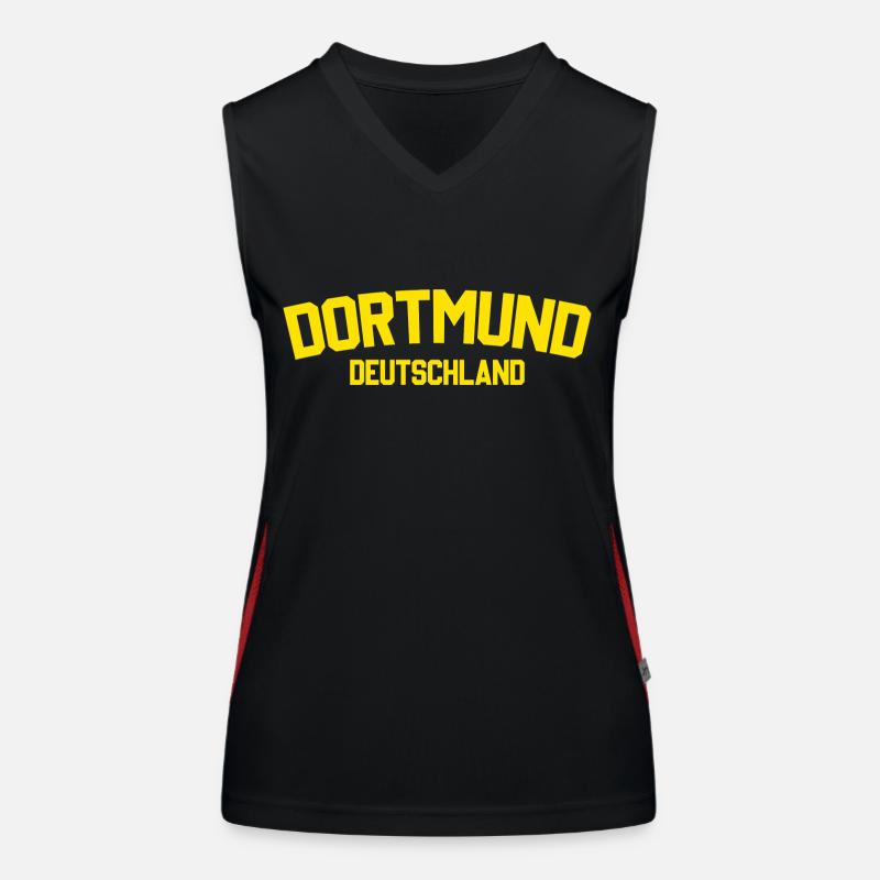 Dortmund Débardeur respirant contrasté Femme
